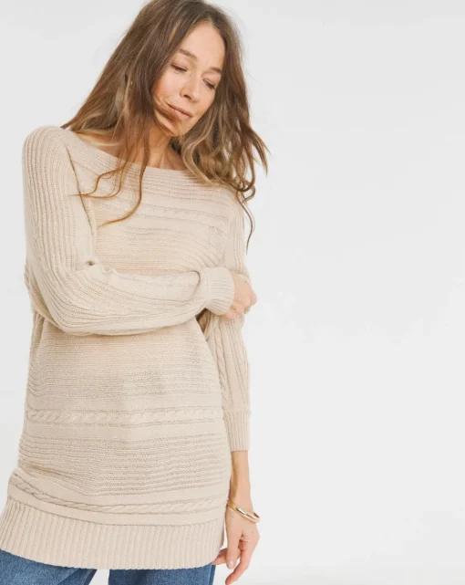 Oatmeal Cable Tunic