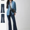 2 Pack Indigo/Indigo Bootcut Jeggings