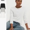 3 Pack THE CREW NECK PACK LS