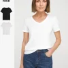 2 Pack V Neck Short Sleeve T-Shirt