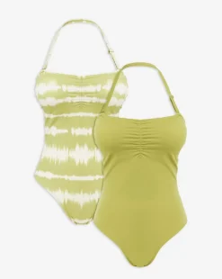 2 Pack Value Bandeau Swimsuits