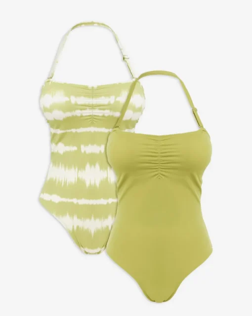 2 Pack Value Bandeau Swimsuits