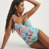 Padded Underwired Plunge Swimsuit