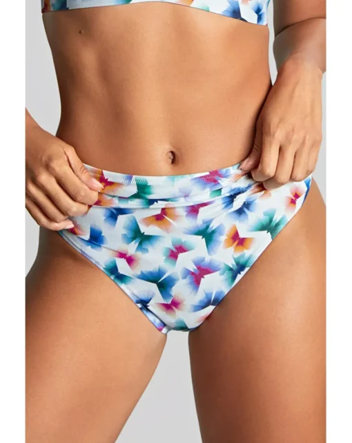 Panache Midi Bikini Bottom Flutter Print