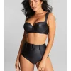 Panache Obsidian High Waist Belted Bikini Bottom