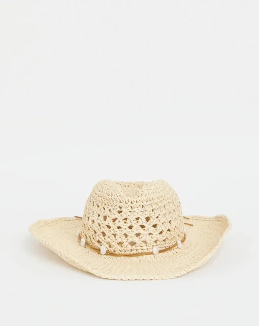 Pearl Detail Western Cowboy Hat
