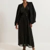 Phase Eight Emre Shimmer Burnout Midi Dress