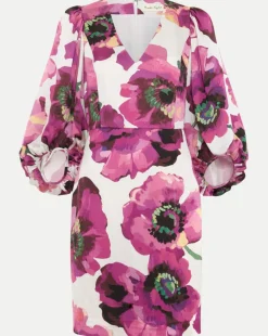 Phase Eight Fiona Floral Puff Sleeve Dress