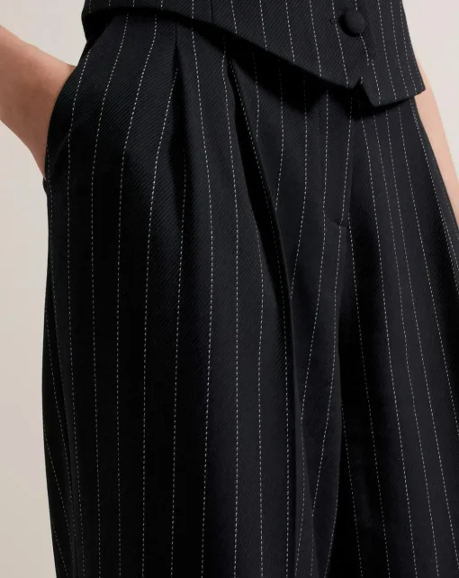 Phase Eight Pin Stripe Wide Leg Trouser