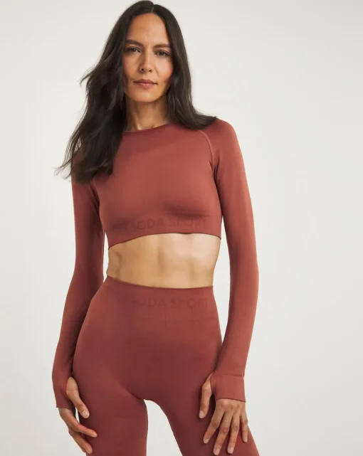Pink Soda Logo Seamless LS Top
