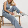 Pleated Wide Leg Trousers