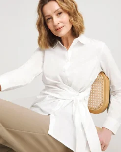 Poplin Wrap Shirt