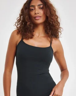 Pretty Secrets 2 Pack Cotton Rich Support Vest White/Black