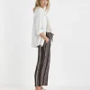 Printed Spun Viscose Wide Leg Culotte