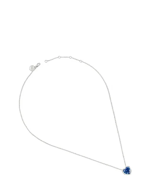 Radley Blue Heart Stone Necklace