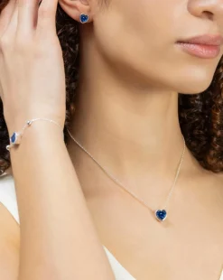 Radley Blue Heart Stone Necklace