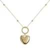 Radley 18ct Gold Plated Hanging Heart Pendant Necklace