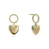 Radley 18ct Gold Plated Hanging Heart Earrings