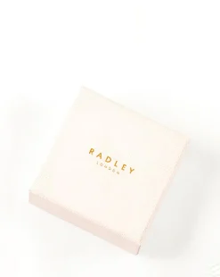 Radley 18ct Gold Plated Padlock Heart Charm Hoop Earrings
