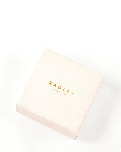 Radley 18ct Gold Plated Padlock Heart Charm Hoop Earrings