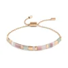 Radley 18ct Rose Gold Semi Precious Stone Friendship Bracelet