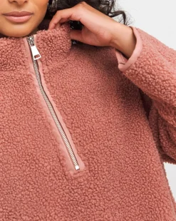 Rose Borg Longline Quarter Zip Jacket