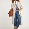 Sand Linen Trench Coat