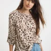 Satin Raglan Sleeve Blouse Blouse