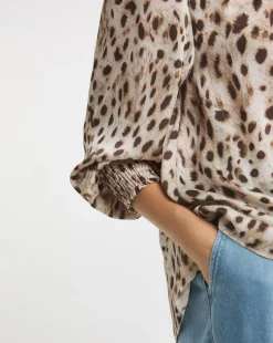 Satin Raglan Sleeve Blouse Blouse