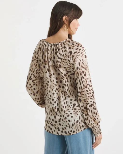 Satin Raglan Sleeve Blouse Blouse