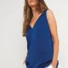 Satin V Neck Vest