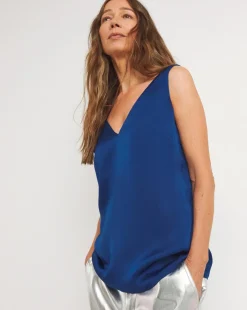Satin V Neck Vest