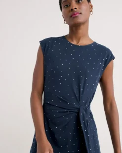 Seasalt Cornwall Fettling Dress Dotty Speckle Maritime