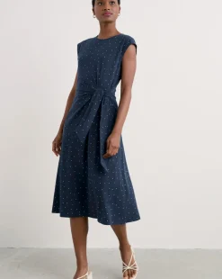 Seasalt Cornwall Fettling Dress Dotty Speckle Maritime