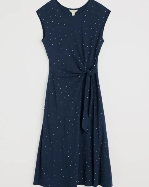 Seasalt Cornwall Fettling Dress Dotty Speckle Maritime