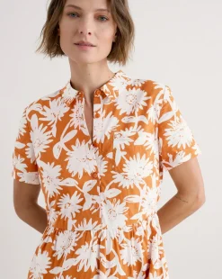 Seasalt Cornwall Fleet Dress Daisy Shadow Cumin