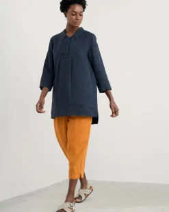 Seasalt Cornwall Harbour Tide Clock Tunic