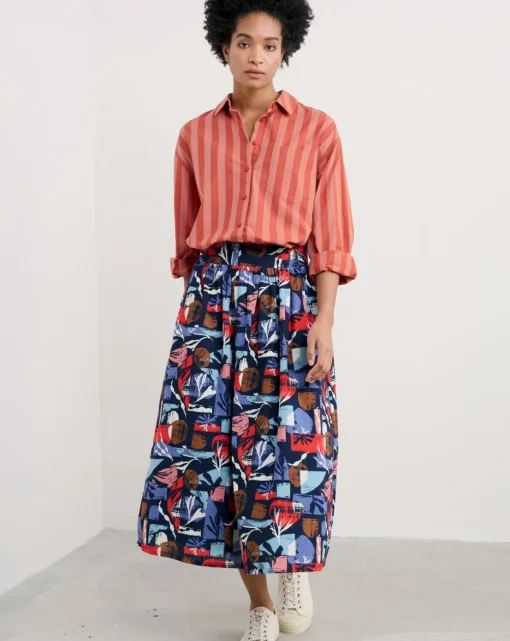 Seasalt Cornwall Sea Path Stripe Shirt