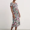Seasalt Cornwall s/s Veronica Dress Garden Flowers Night
