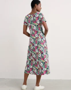 Seasalt Cornwall s/s Veronica Dress Garden Flowers Night