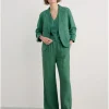 Seasalt Cornwall Tide Floe Linen Trouser