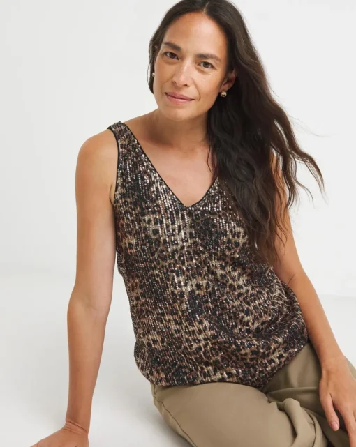 Sequin Vest