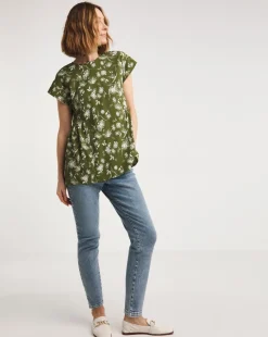 Short Sleeve Smock Top