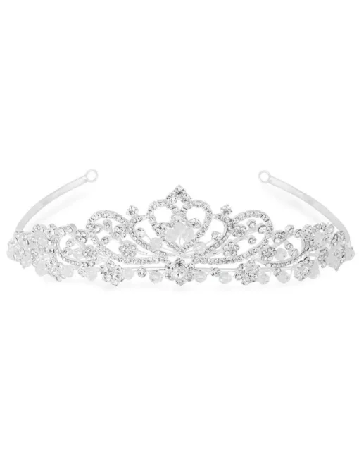 Silver crystal diamante tiara