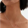 Simply Silver 925 CZ Initial Pendant - L