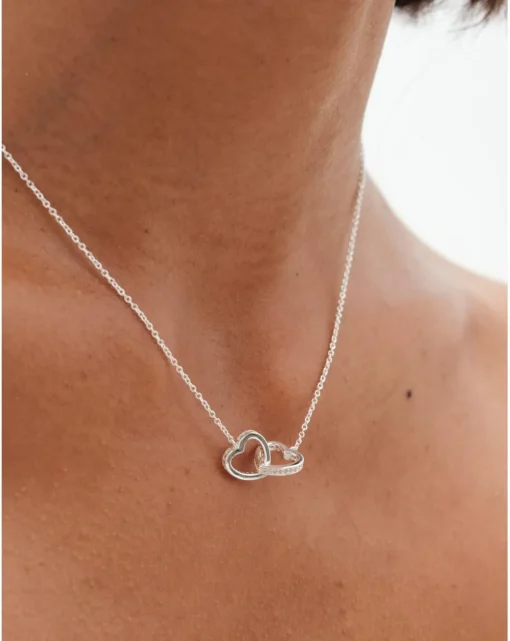 Simply Silver 925 Interlink Necklace