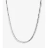 Simply Silver Flat Herringbone Necklace