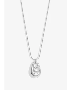 Simply Silver Sterling Silver 925 Polished Peardrop Pendant