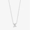 Simply Silver Sterling Silver 925 Kiss Pendant