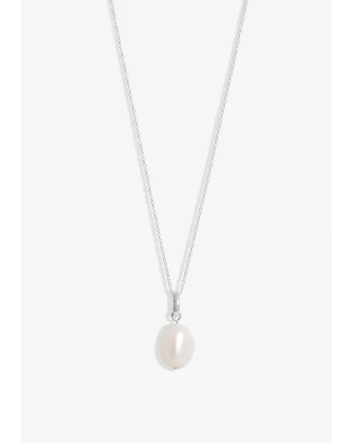 Simply Silver Sterling Silver 925 Semi Precious Pearl Pendant